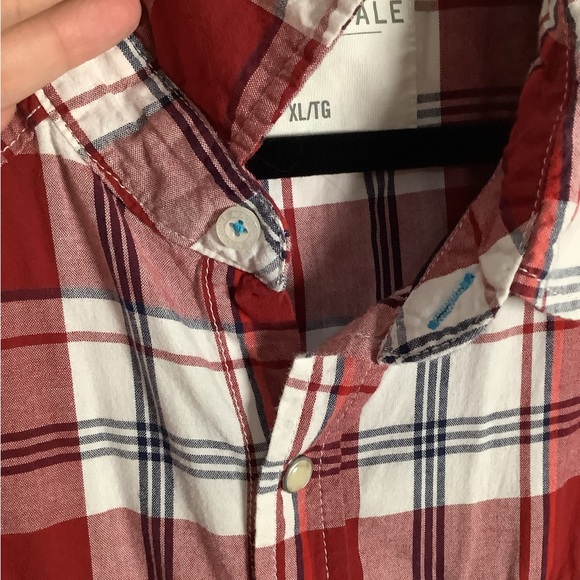 Aeropostale pearl snap plaid western button up - Picture 7 of 11